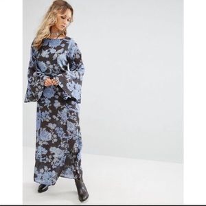 Free People Melrose Maxi Floral Dress, Size: 6